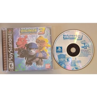 PS1 - Digimon World 3 (mídia preta)