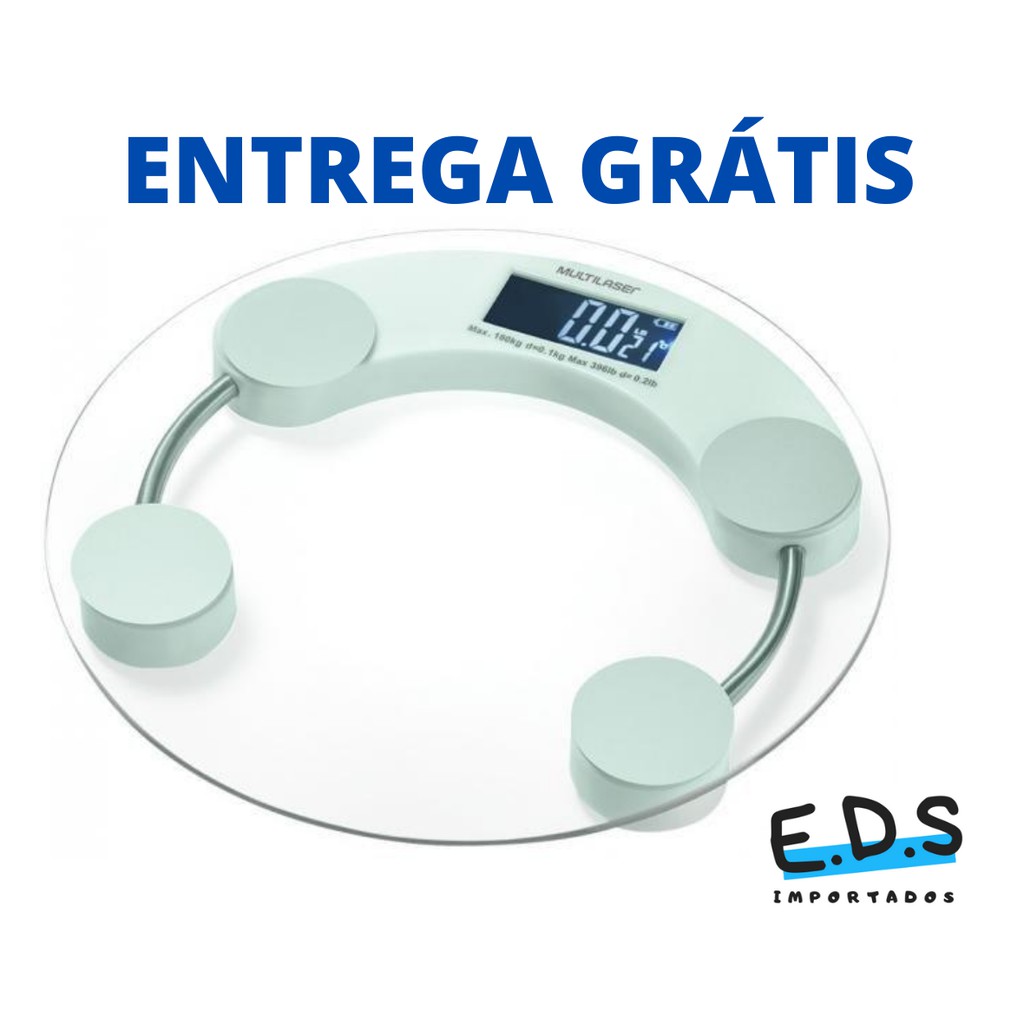 Balança Digital pra Pesar Pessoas Controle de Peso Até 180kg | Shopee ...
