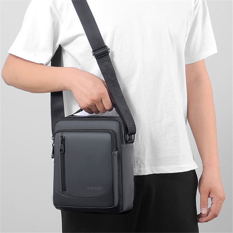 Bolsa Para Mensageiro De Moda Masculina Grande Capacidade Correspondência De Roupas