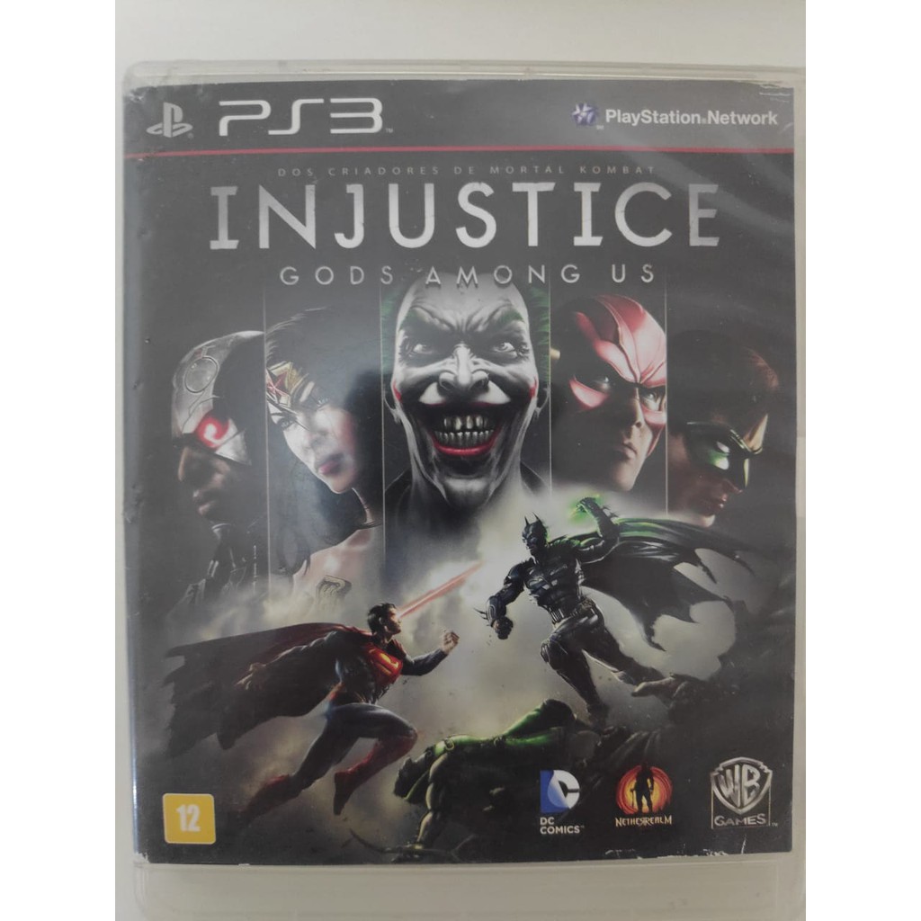 Jogo injustice Playstation 3 PS3 Play 3 mídia física original
