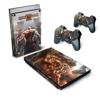 Skin PS2 Slim Adesivo - God Of War 2 II