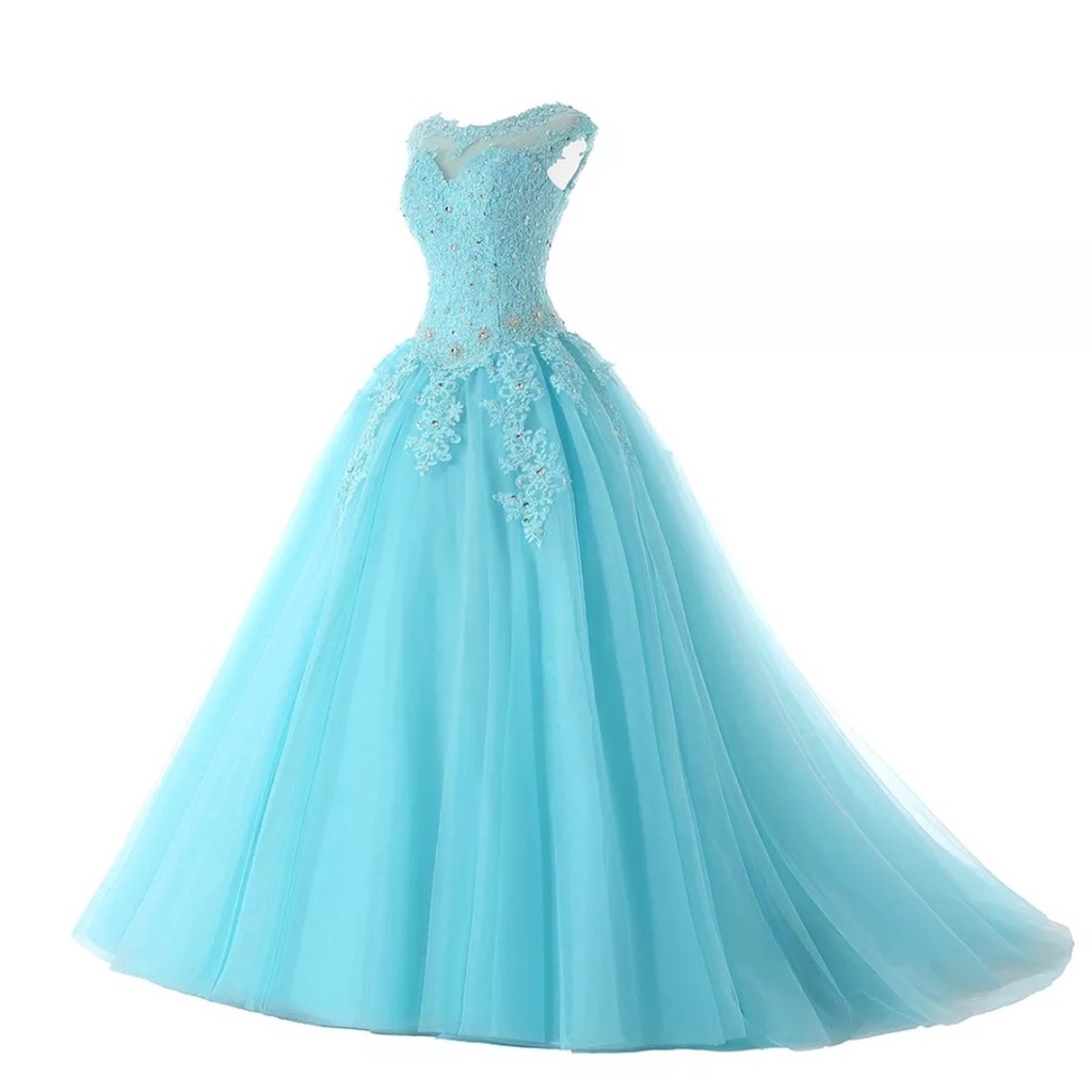 Vestido debutante azul tiffany 2 hot sale em 1