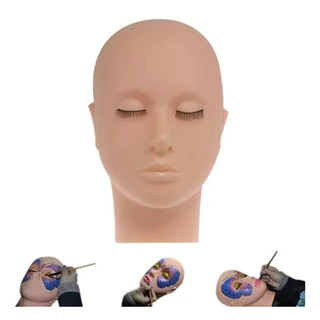 Cabeça De Silicone Para Cílios, Micropigmentação E Maquiagem em Oferta na Shopee