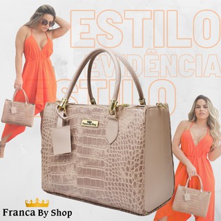 Bolsa Feminina De Lado cavalera feminina kit 3 peças de ombro