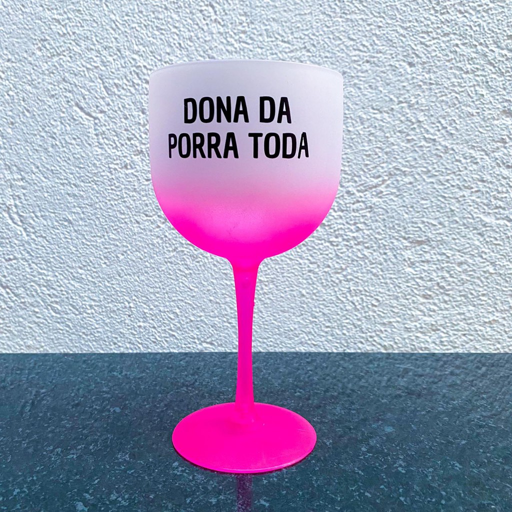 Taça de Gin Rosa - 