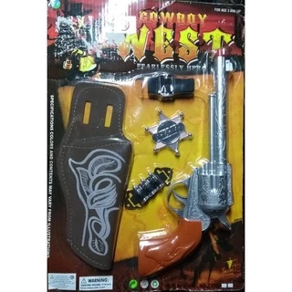 Revolver de brinquedo kit cosplay de cowboy para fantasia