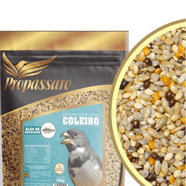 COLEIRO PAPA-CAPIM OLEO DE BACALHAU SUPERTOP 500G - Mai agropet