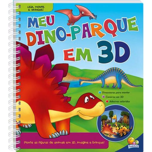 DINOSSAUROS - QUEBRA-CABEÇA 3D - Pegue & Monte