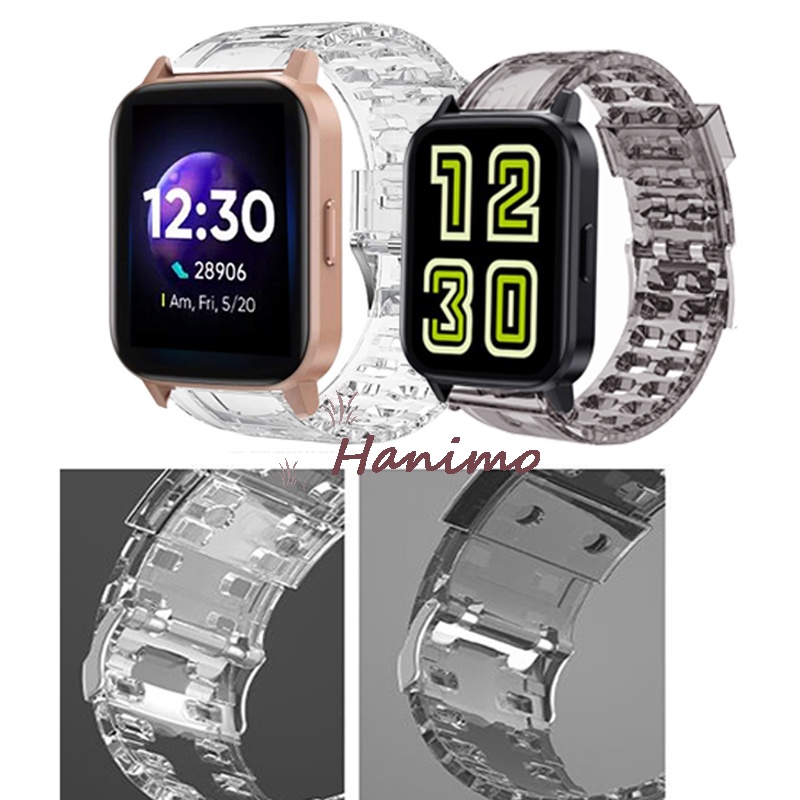 realme DIZO Watch 2 Sports Pulseira Esportiva SmartWatch Transparente Cinto DIZO Watch Pro Band Para DIZO Watch D Talk De Substituição Relógio Protetor De Filmes