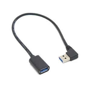 Cabo Extensor Usb 3.0 Adaptador 5gbps Macho Femea 0,60m Em L