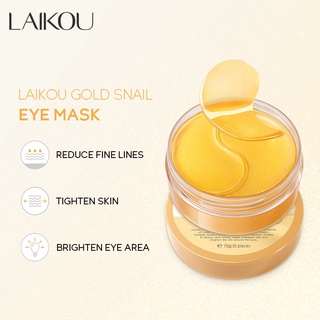 LAIKOU Máscara De Olho De Caracol Removedora Rugas/Círculo Escuro/Anti-Idade/50 Pçs