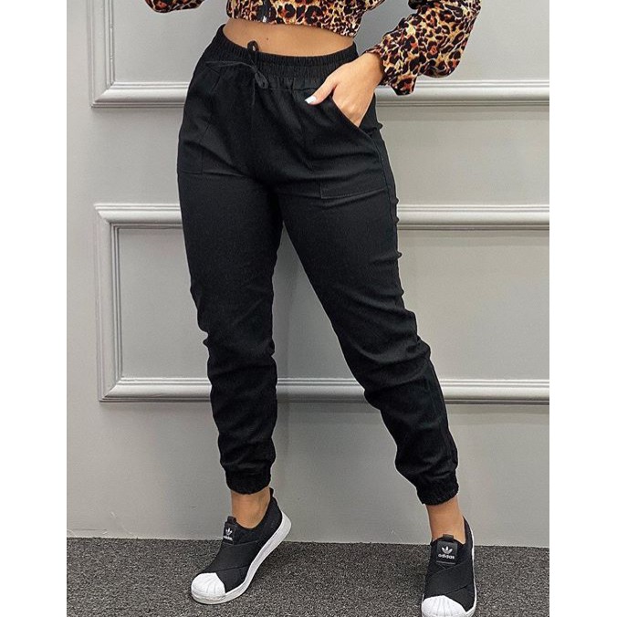 Calça Jogger Feminina Preta