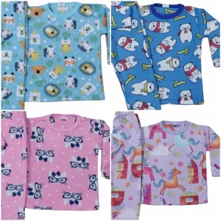 Pijama Infantil SOFT Menino Menina feminino masculino Bebe frio