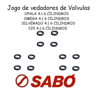 Jogo Vedador Válvulas Opala Omega Silverado 4.1 Gm 94646741