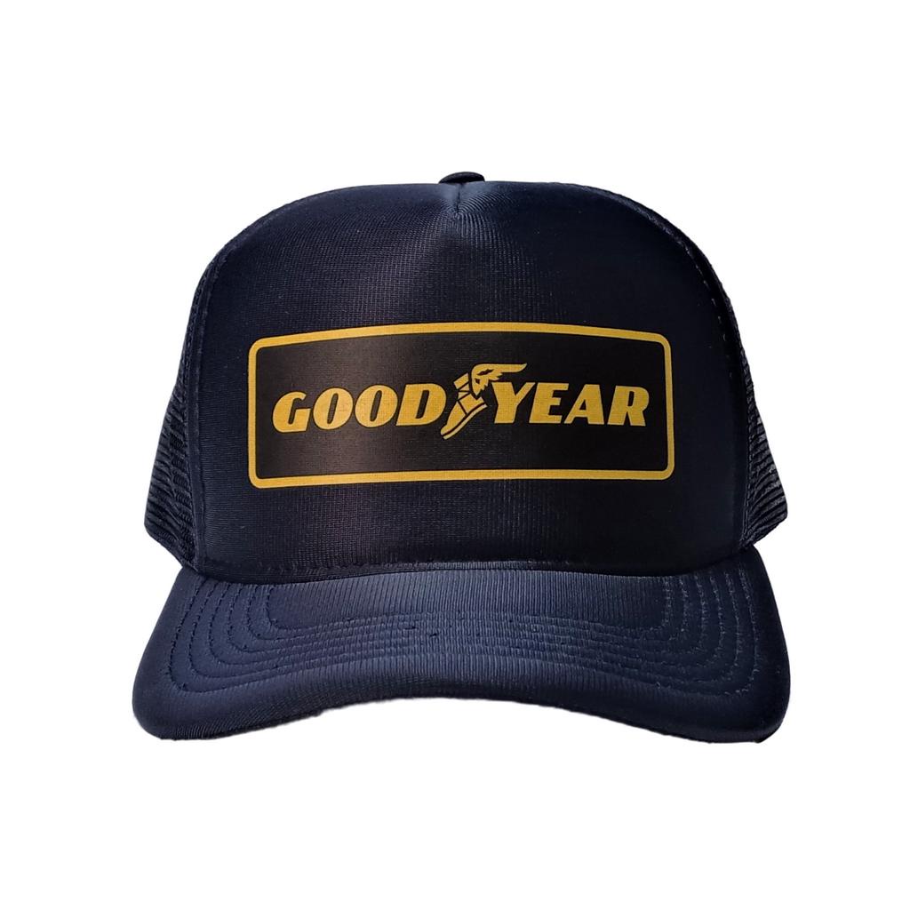 Boné Aba Curva Retro F1 Goodyear Trucker Ótima Qualidade | Shopee Brasil