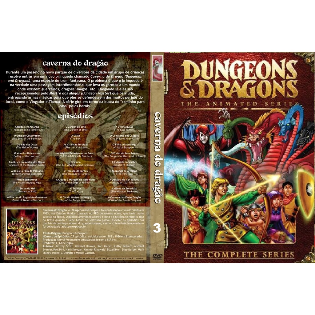 Caverna Do Dragão 5 Dvds | Shopee Brasil