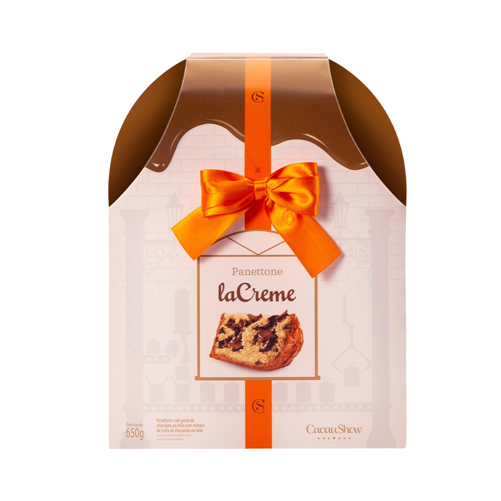 Chocotone Lacreme Trufado Cacau Show 650g Panettone La Creme Chocottone ...