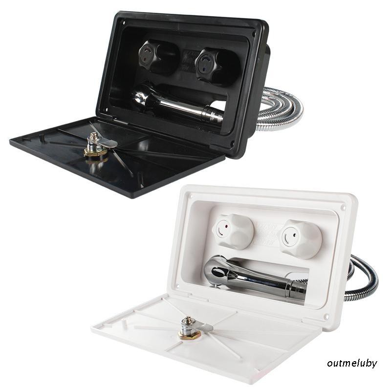 RV Shower With Metal Hose RV Outdoor Shower Box Kit | Heavy Duty ...