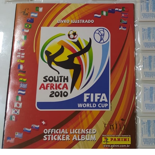 Album Vazio Copa 2010 + 100 Figurinhas Sem Repeticao