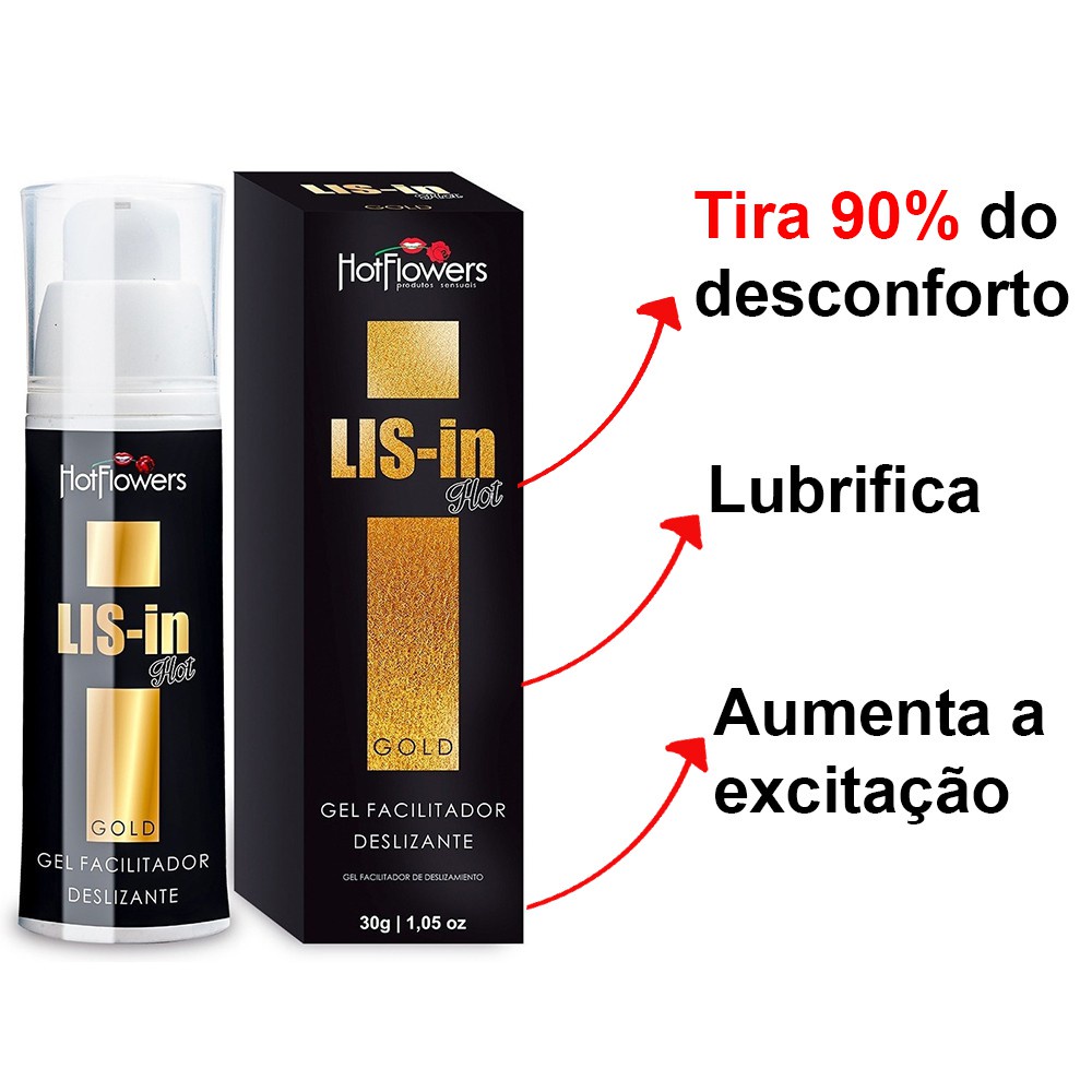 Lis In Gold Gel Dessensibilizante Anal 30g Hot Flowers Sex Shop Shopee Brasil