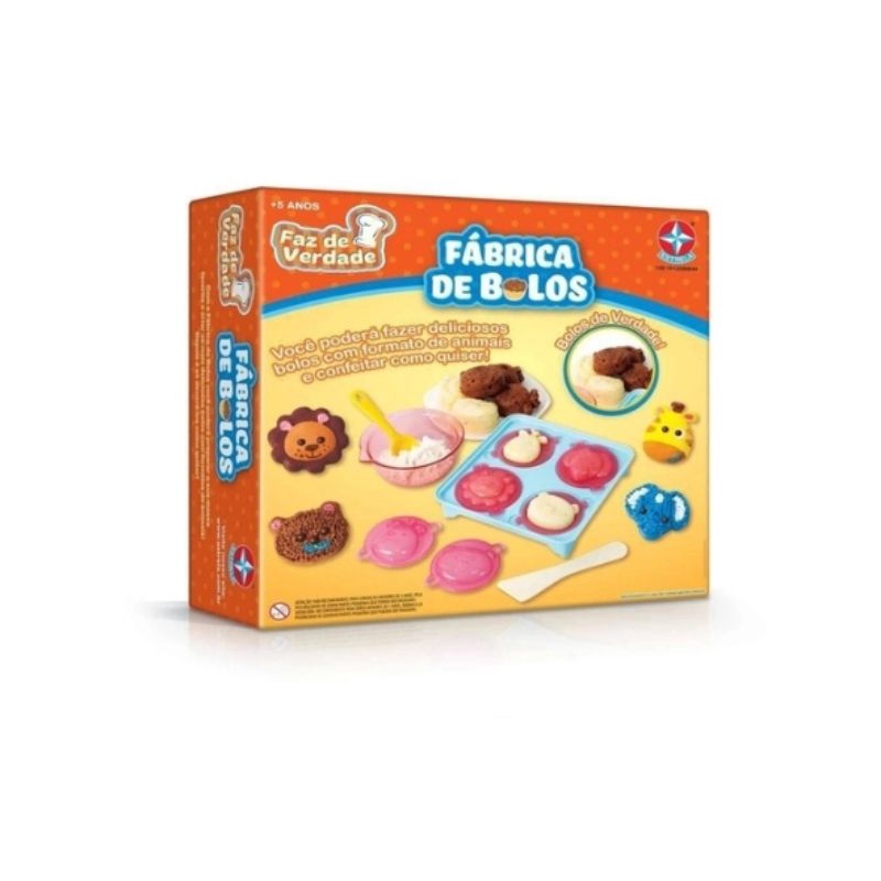 Kit Brinquedos Fábrica Faz de Verdade Bolos + Jogo Puxa Batatinha - Estrela  - PRODUTO ORIGINAL