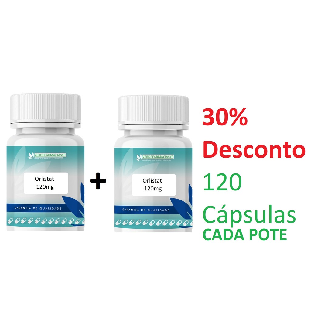 KIT 2 ORLISTAT 120 CAPSULAS 120MG Shopee Brasil