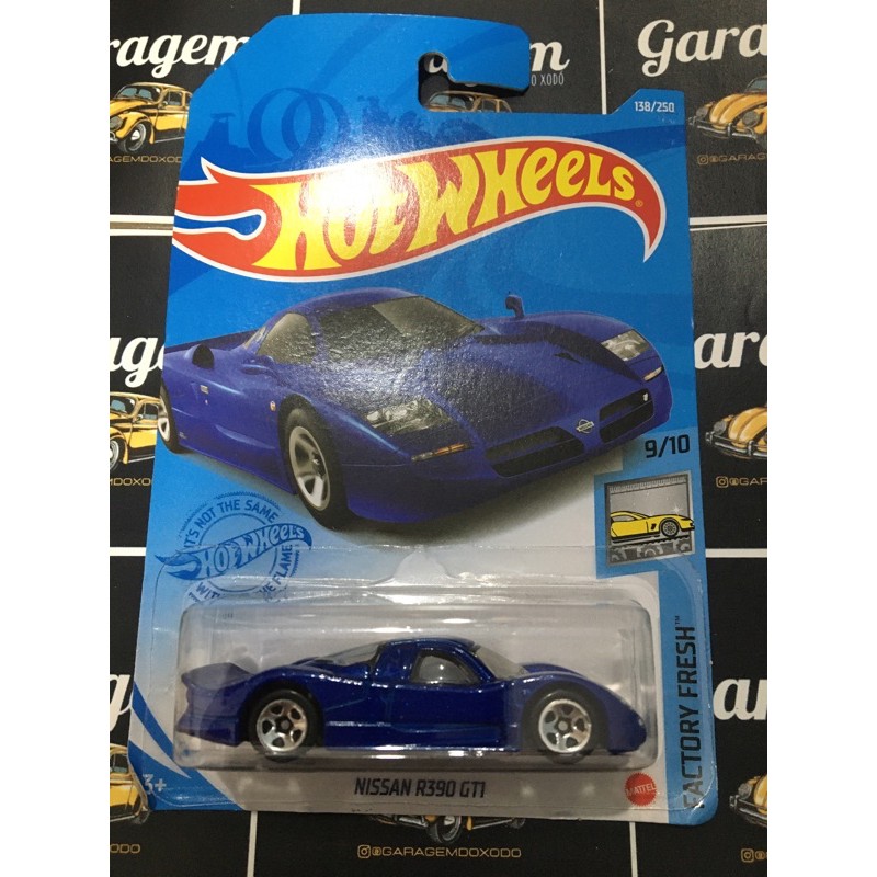 Hot Wheels Nissan R390 GTI – Factory Fresh 9/10, Short Card, Blau, Mattel 2021