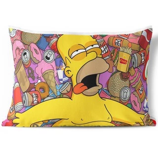 Almofada Decorativa Série Simpsons Homer Bêbado Com Doces - Promoção!!