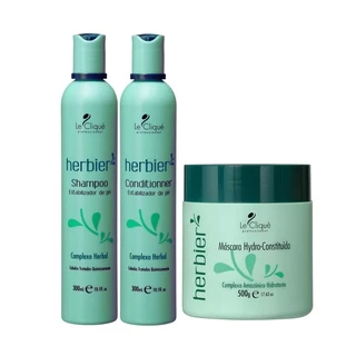 Herbier KIT 300ml + Máscara Hydro-Constituída 3 Passos