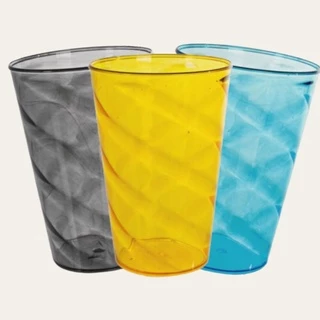 kit 12 Mega Copos Twister caldereta 700ml em Acrílico Resistente