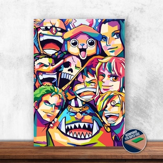 Quadro Decorativo Animes One Piece Mugiwaras Gear 5