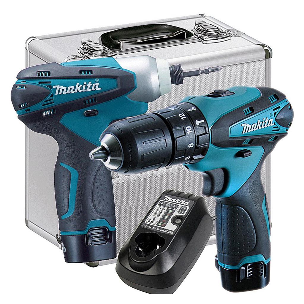 Kit Parafusadeira e Furadeira 12v DK1493 Bivolt Makita | Shopee Brasil