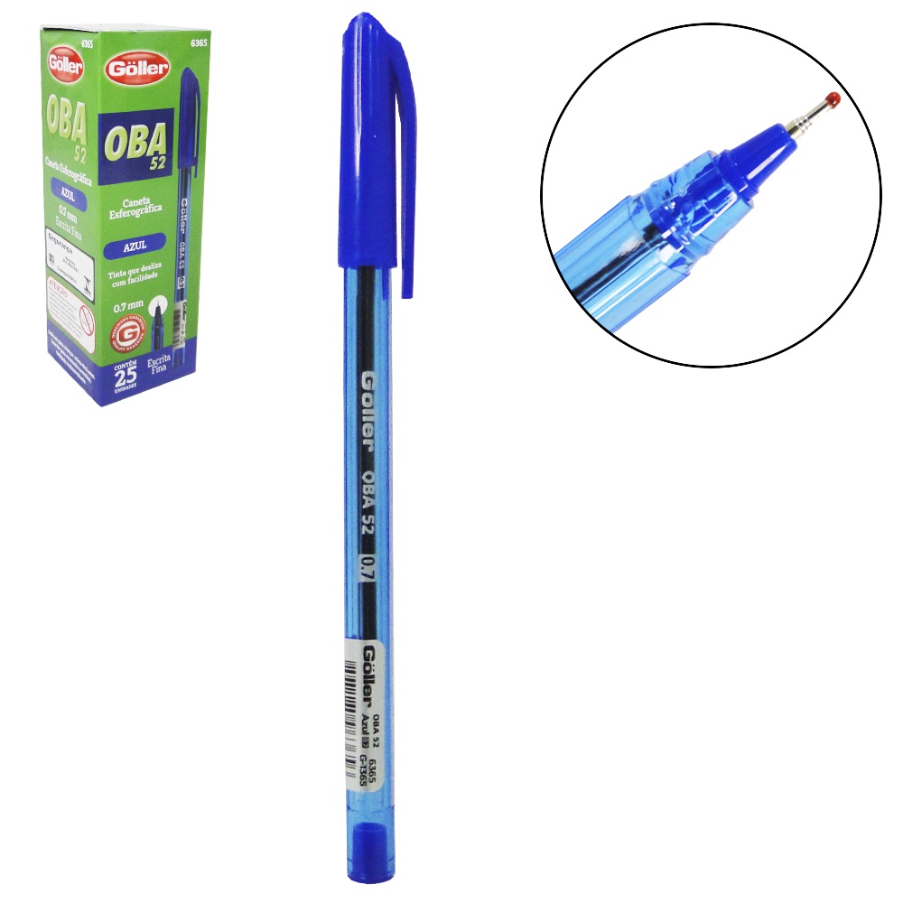 Kit Com Canetas Esferografica Azul Com Escrita Fina Shopee Brasil