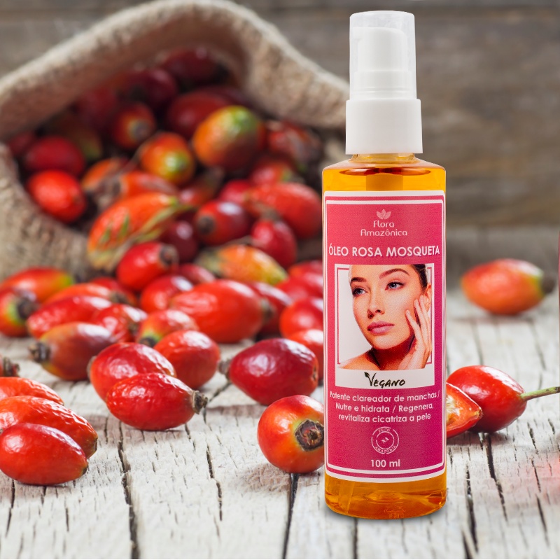 Óleo de Rosa Mosqueta 100% puro para Manchas Melasma Celulite Rugas ...