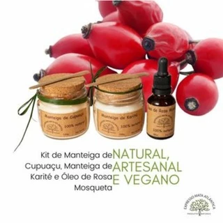 Kit Manteigas e óleo Rosa Mosqueta Expresso Mata Atlântica