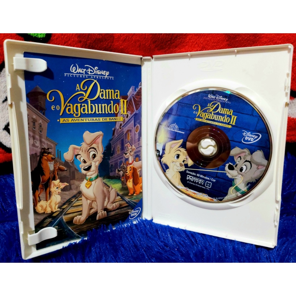  DVD A Dama e O Vagabundo II - As Aventuras de Banze