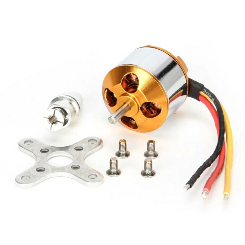 2212 2450KV CW Brushless Pour Quadricopt&egrave;re Multirotor - Or 40x30mm