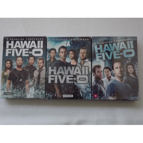 Box Dvd Hawaii Five-0 1ª A 3ª Temporadas-novos-orig-lacrados