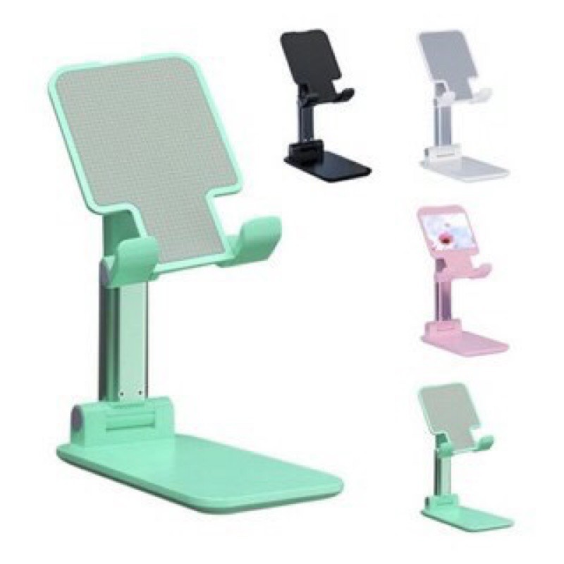 Suporte Para Celular E Tablet Dobrável Ajustável Apoio Mesa
