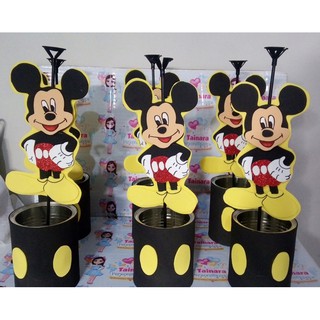 Centro de mesa Mickey em E.V.A