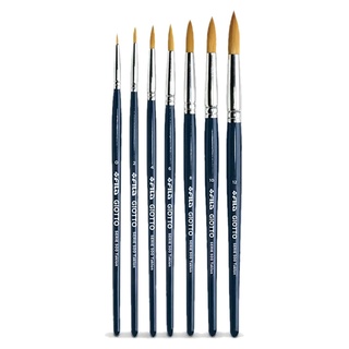 Pincel Redondo GIOTTO Taklon 500 (0 ao 12) - Aquarela, Guache, Acrilica, Óleo