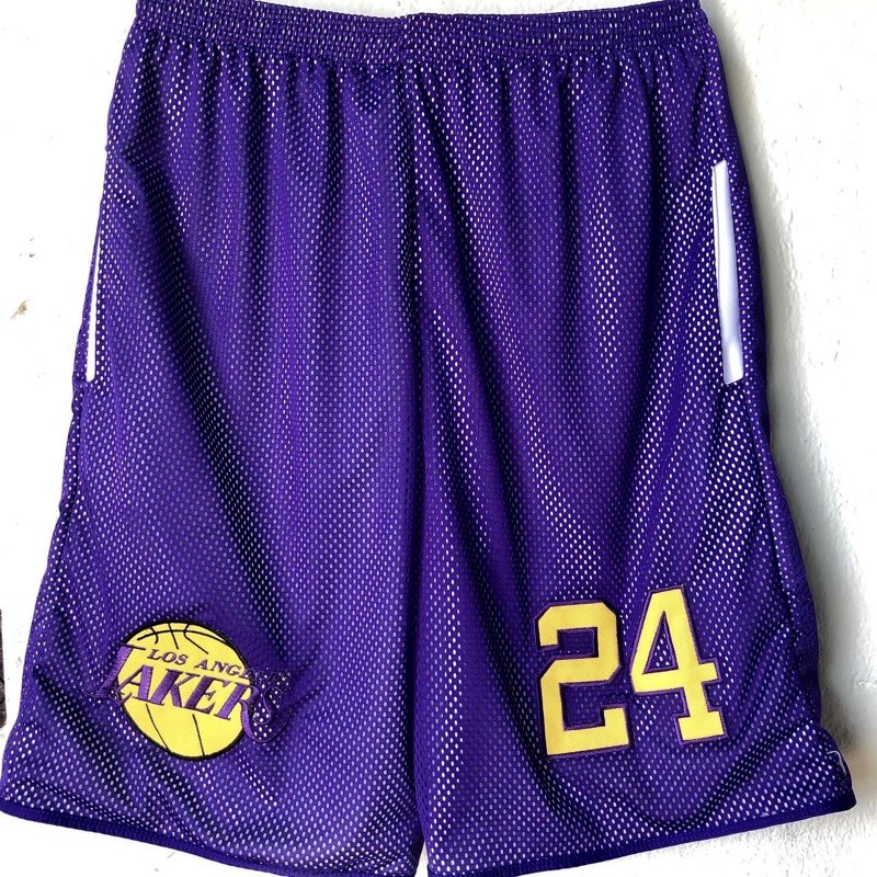 Bermuda Basquete Masculina Lakers Roxa