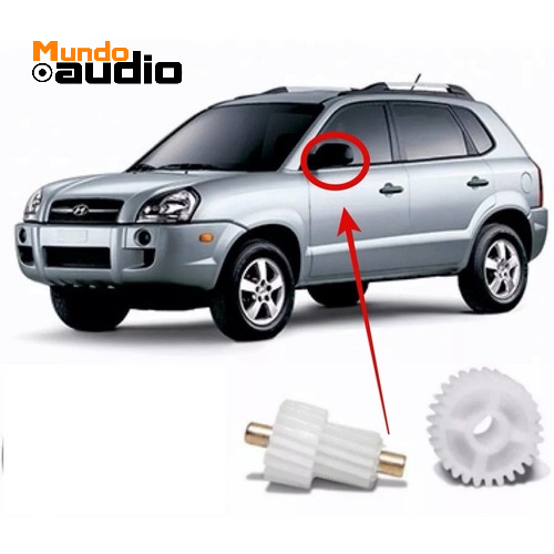 Engrenagem Retrovisor Retrátil Hyundai Tucson Conserto Reparo