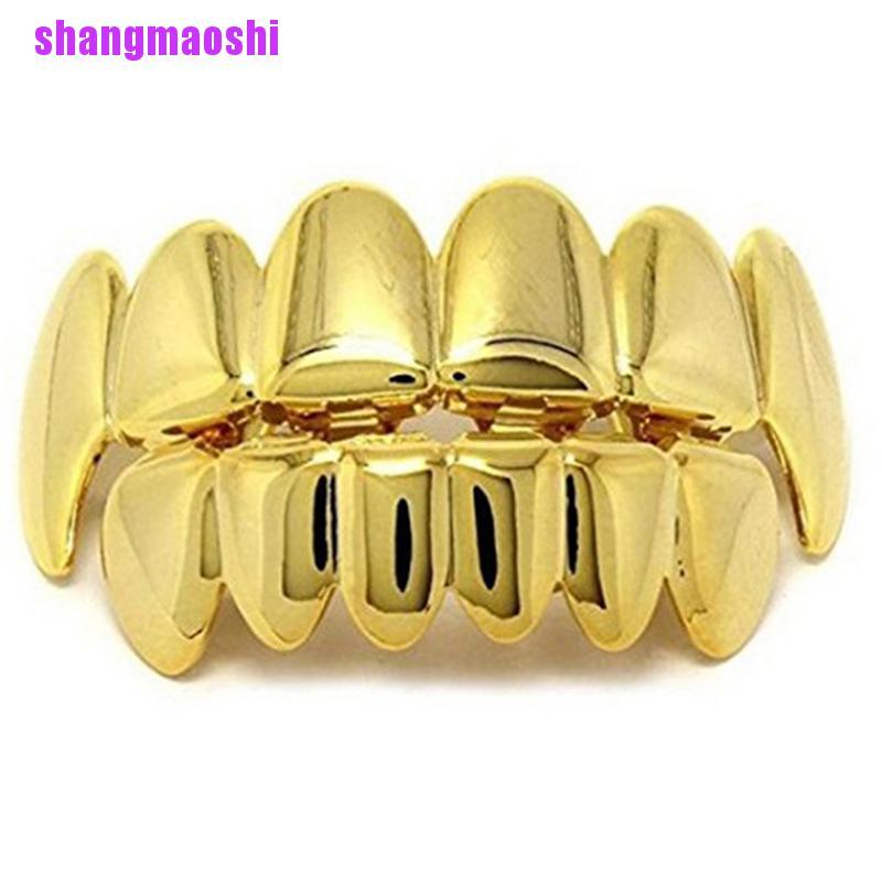 Sms Hip Hop Dentes Grillz Top & Inferior Grill Boca Dentes Grills