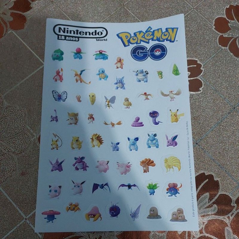 Adesivos pokémon go | Shopee Brasil