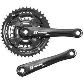 Pe De Vela Mtb 3 Coroas 6v 7v 8v High One 170mm 28/38/48 Coroa Tripla Para Bicicleta