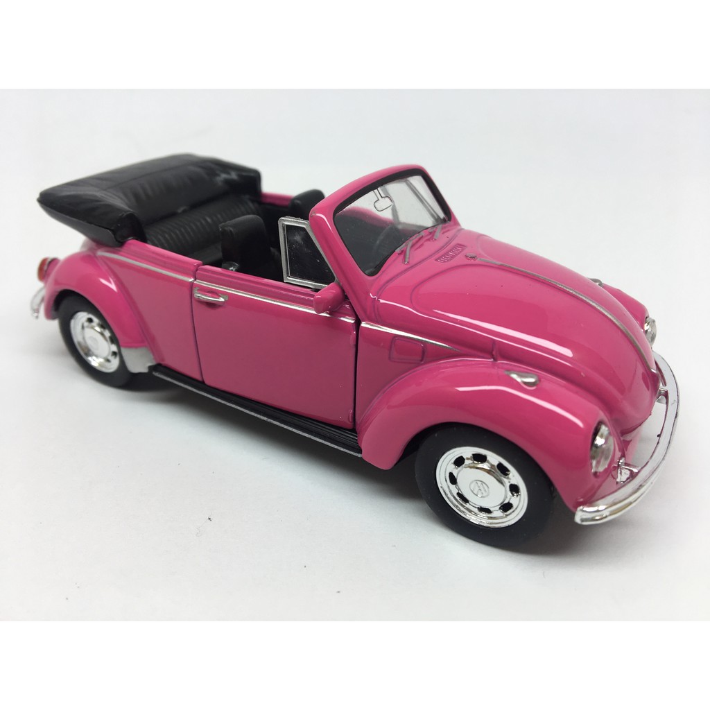 Miniatura Fusca Conversivel Rosa 1962 Classicos