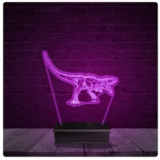 Luminária e Abajur Acrílico Led - Dinossauro 03