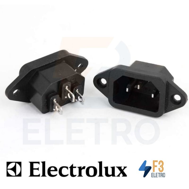 Conector Tomada Panelas Eletricas de Arroz e Pressão Electrolux