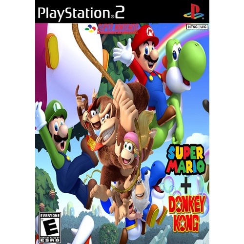 Jogo Super Coleção `Para Playstation 2 PS2 ( Super Mario, Donkey Kong)